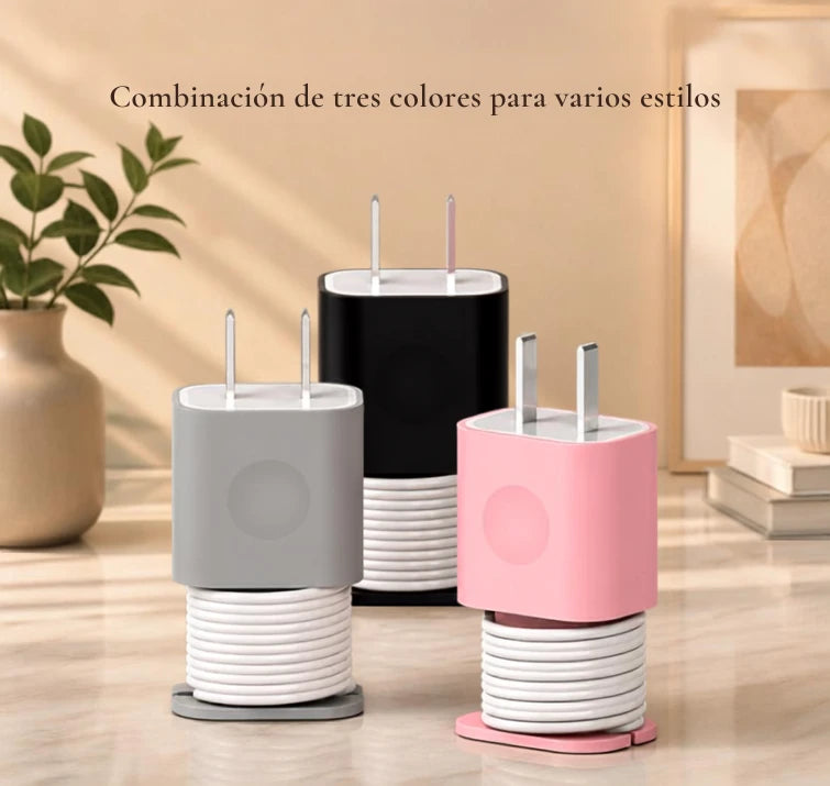 CableWrap - Funda de silicona organizadora para cargador de móvil